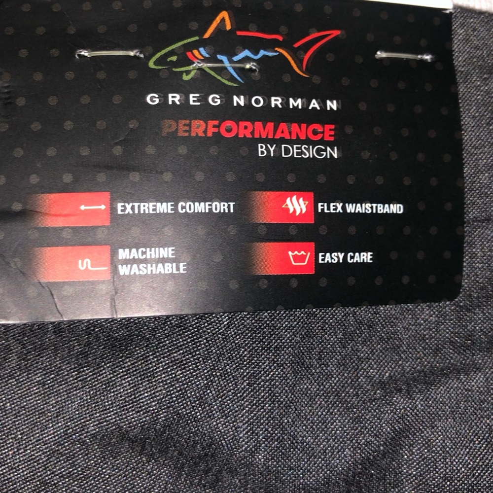 Greg Norman Collection Black Dress Pants Tailored Fit Size W34 x L32 - Picture 5 of 8